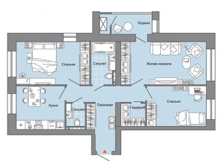 Продам 3-ком. квартиру, 80 м2, Удмуртия, улица Строителя Николая Шишкина, 11к1