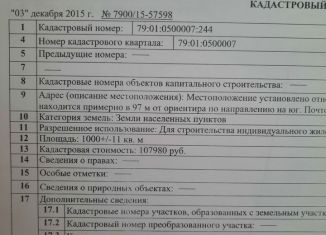 Продажа земельного участка, 10 сот., Биробиджан, Тульский переулок