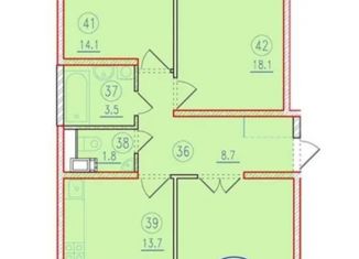 Продам 3-ком. квартиру, 81.2 м2, Краснодар, 2-я Российская улица, 162, 2-я Российская улица