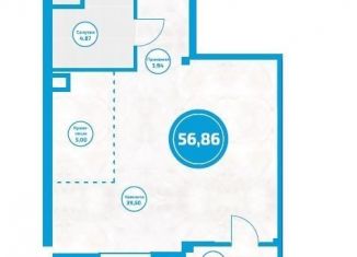 Продажа 3-комнатной квартиры, 84.9 м2, Челябинск, ЖК Западный Луч