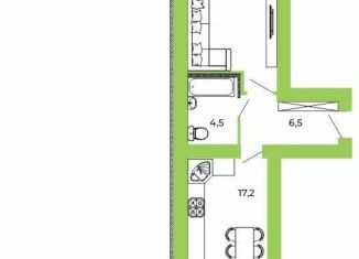 Продажа 1-комнатной квартиры, 47.5 м2, Пенза, жилой комплекс Арбеково Парк, с6