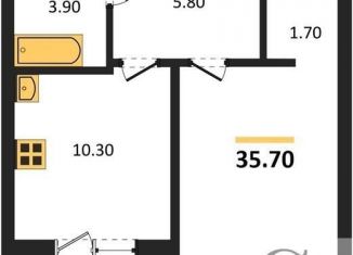 Продается однокомнатная квартира, 35.7 м2, Новосибирск, ЖК Дежнёв, улица Декоративный Питомник, 16/1