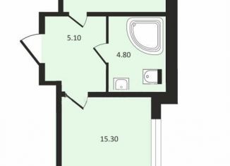 1-ком. квартира на продажу, 38.3 м2, Краснодар, ЖК Сказка Град