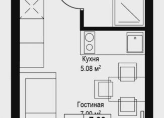 Продаю квартиру студию, 18.4 м2, деревня Сапроново, ЖК Эко Видное 2.0