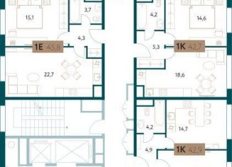 Продаю трехкомнатную квартиру, 105.6 м2, Москва, Винницкая улица, 8к1, ЖК Настоящее