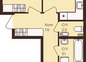 Продам 2-комнатную квартиру, 59.3 м2, деревня Новое Девяткино, ЖК Девяткино