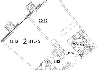 Продаю двухкомнатную квартиру, 81.8 м2, Москва, Нахимовский проспект, 31к3, ЖК Нахимов