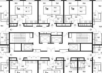 Продаю 1-ком. квартиру, 44.2 м2, Москва, Фестивальная улица, 15к24/3, метро Речной вокзал