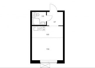 Продаю квартиру студию, 23.8 м2, Москва, жилой комплекс Ютаново, 1, район Чертаново Южное