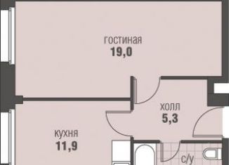 Продается 1-комнатная квартира, 41.2 м2, деревня Румянцево, Киевское шоссе, 22-й километр, 6Вк3