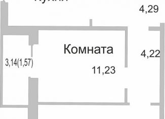 Двухкомнатная квартира на продажу, 53.9 м2, Псков, улица Юности, 22, ЖК Смарт-квартал