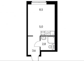 Продается квартира студия, 20 м2, Одинцово, ЖК Одинцово-1, Каштановая улица, 4