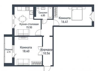 Продажа 2-ком. квартиры, 65.1 м2, Челябинская область