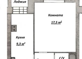 1-ком. квартира на продажу, 35.2 м2, Екатеринбург, Даниловская улица, 5, Даниловская улица