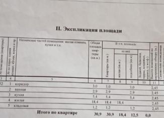 Продается 1-ком. квартира, 30.9 м2, Грязи, Пионерская улица, 5