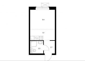 Продается квартира студия, 19.7 м2, посёлок Коммунарка, ЖК Бунинские Луга, жилой комплекс Бунинские Луга, 3.5.3