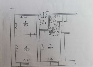 1-комнатная квартира на продажу, 33.9 м2, Бугуруслан, Элеваторная улица, 6А