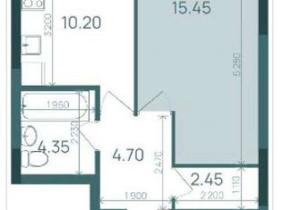 Продаю 1-комнатную квартиру, 39.7 м2, Казань, ЖК Свобода, жилой комплекс Свобода, с2