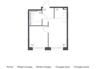 Продам 2-комнатную квартиру, 32.8 м2, Москва, жилой комплекс Молжаниново, к1, метро Пятницкое шоссе