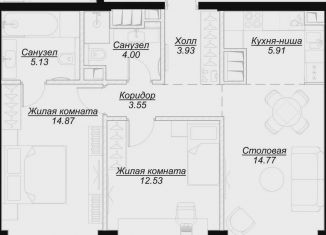 Продаю двухкомнатную квартиру, 64.6 м2, Москва, метро Марьина Роща, 4-я улица Марьиной Рощи, 12к2