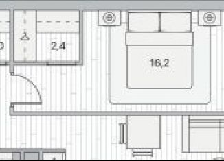 Продаю 1-ком. квартиру, 44.9 м2, Москва, Береговой проезд, 3, ЖК Береговой