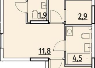 Продажа 2-комнатной квартиры, 68.8 м2, Чебоксары, ЖК Олимп, улица Энергетиков, поз4