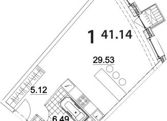 Продам квартиру студию, 41.1 м2, Москва, Нахимовский проспект, 31к3, ЖК Нахимов