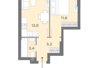 1-комнатная квартира на продажу, 34 м2, Москва, Ильменский проезд, 4с8, Ильменский проезд