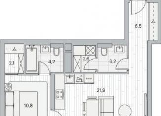 Продажа 1-комнатной квартиры, 51.3 м2, Москва, Береговой проезд, 3, ЖК Береговой