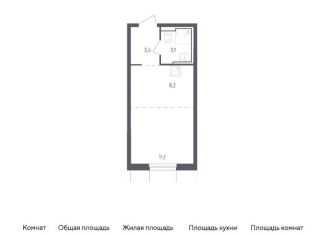 Квартира на продажу студия, 24.7 м2, Московская область, жилой комплекс Спутник, 19