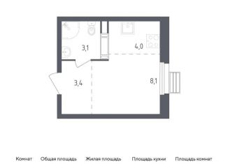 Продам квартиру студию, 18.6 м2, Москва, проспект Куприна, 36к1