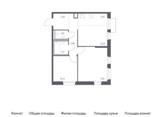 Продам 2-комнатную квартиру, 59 м2, Москва
