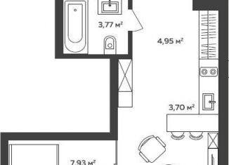 Продаю двухкомнатную квартиру, 33 м2, Новосибирск, метро Октябрьская, улица Кирова, 113к2