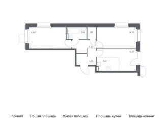 Продается 2-комнатная квартира, 59.8 м2, Москва, район Бирюлёво Восточное