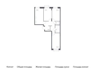 Продается 3-ком. квартира, 76.1 м2, городской округ Красногорск, жилой комплекс Квартал Строгино, к2