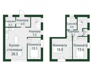 Продажа 3-ком. квартиры, 105.1 м2, Челябинская область, Кременкульская улица, 36