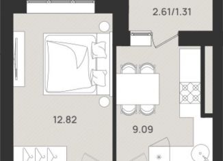 Продается 1-комнатная квартира, 30.6 м2, Калининград