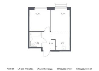 Продается однокомнатная квартира, 34.7 м2, село Лайково
