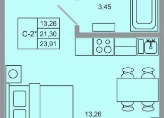 Продается квартира студия, 23.9 м2, поселок Бугры