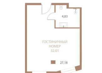 Продажа 1-ком. квартиры, 32 м2, Липецкая область