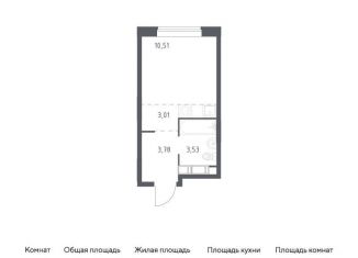 Квартира на продажу студия, 20.8 м2, Московская область