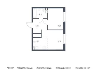 Продается однокомнатная квартира, 36 м2, деревня Столбово, жилой комплекс Эко Бунино, к10-11