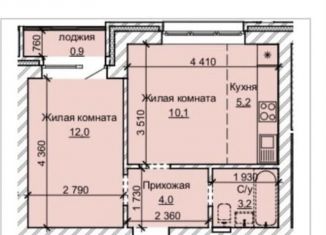 Продам 1-ком. квартиру, 35.4 м2, Барнаул