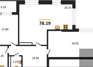 Продажа двухкомнатной квартиры, 78.2 м2, Воронежская область