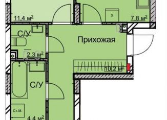 Продажа 2-ком. квартиры, 60.4 м2, Нижегородская область