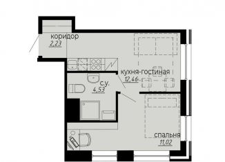 Продаю 1-комнатную квартиру, 30.2 м2, Санкт-Петербург