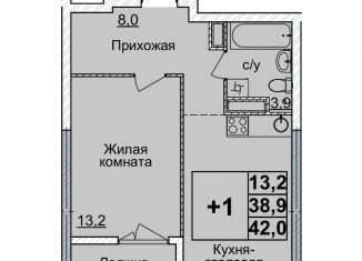 Продается 1-ком. квартира, 42 м2, Нижегородская область