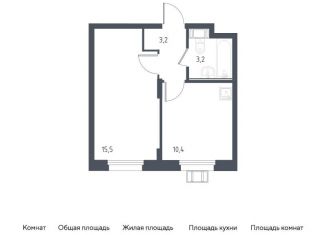 Продам однокомнатную квартиру, 32.3 м2, Люберцы, жилой комплекс Люберцы 2020, к67