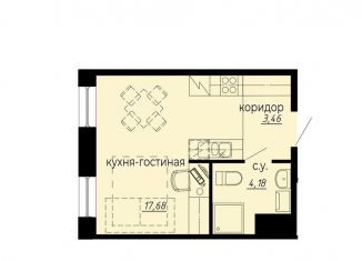 Продажа квартиры студии, 25.3 м2, Санкт-Петербург, муниципальный округ Светлановское