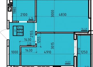 Продаю 1-ком. квартиру, 42.7 м2, Таганрог